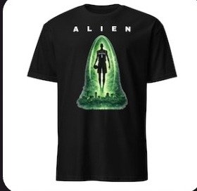 Alien Wemby glow tee