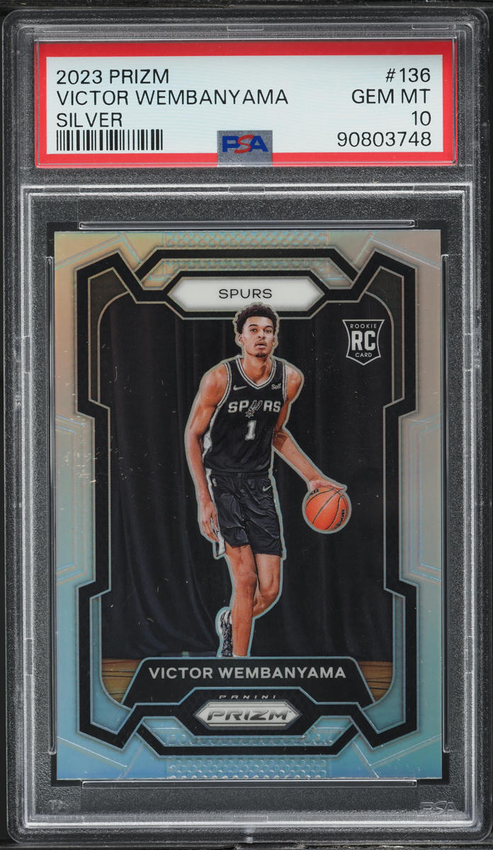 Victor Wembanyama Prizm Silver rookie PSA 10